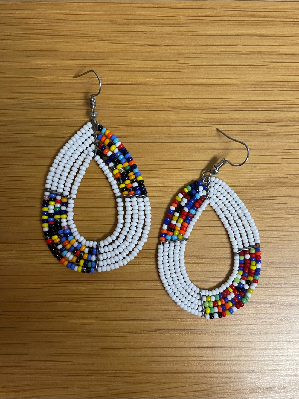 Teardrop Beaded Earrings